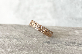 18K PG Classic Hawaiian Eternity Ring